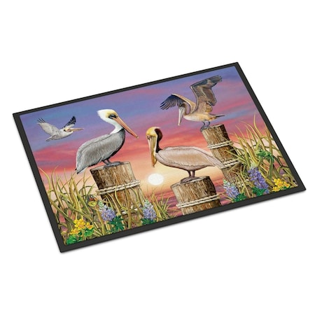 Carolines Treasures 18 x 27 in. Pelicans Indoor or Outdoor Mat PRS4041MAT